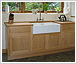 Elm double Belfast sink unit